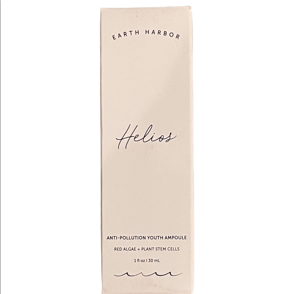 earth harbor helios anti-pollution youth ampoule with red algae